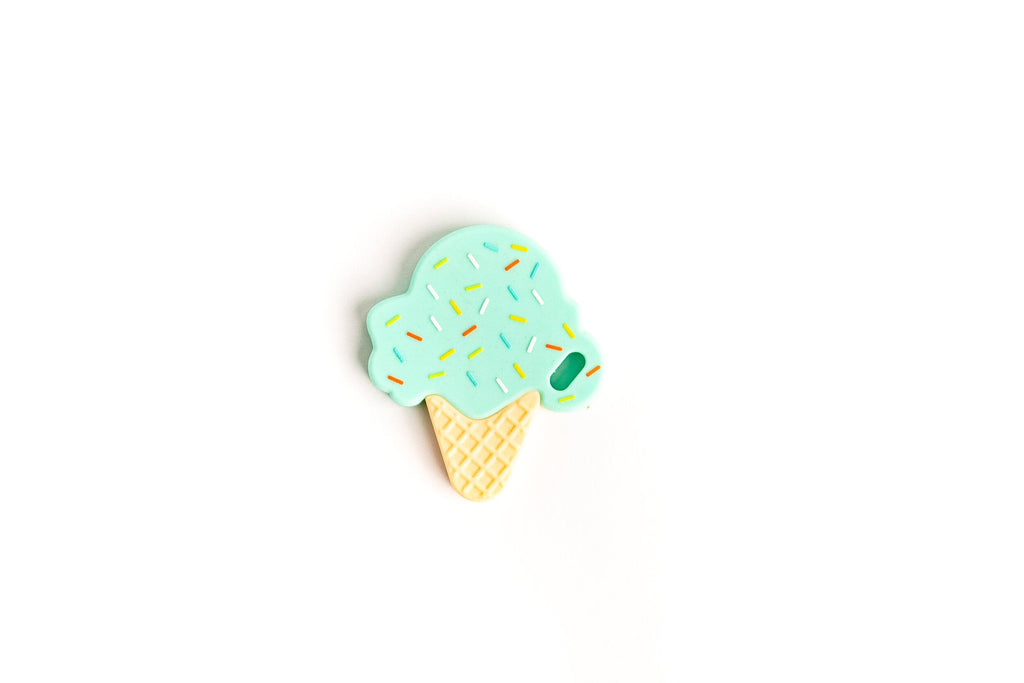 ice cream teether for getting baby ready for solids